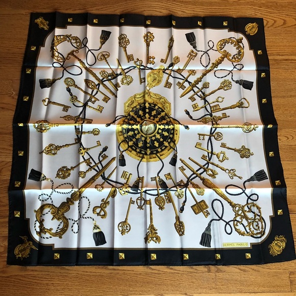 Les cles hermes scarf Clearance
